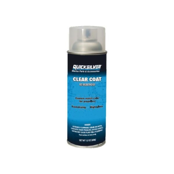 Quicksilver Spuitbus blanke lak 340g 8M0133935