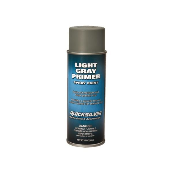 Quicksilver Spuitbus primer lichtgrijs 340g Quicksilver 8M0185748