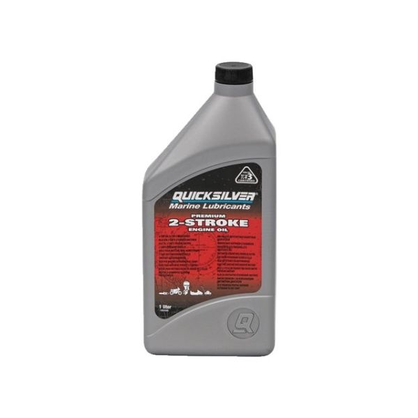 Quicksilver Premium 2-takt buitenboordmotor olie TC-W3 1L 8M0205370