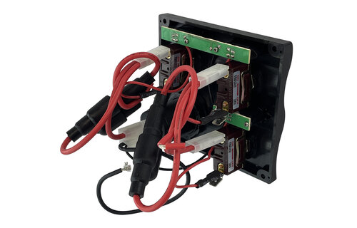 Schakelpaneel met 12 VOLT plug - 3 schakelaars
