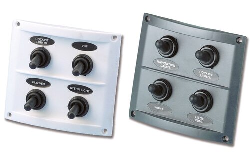 Allpa Kunststof schakelpaneel  12V  4-schakelaars