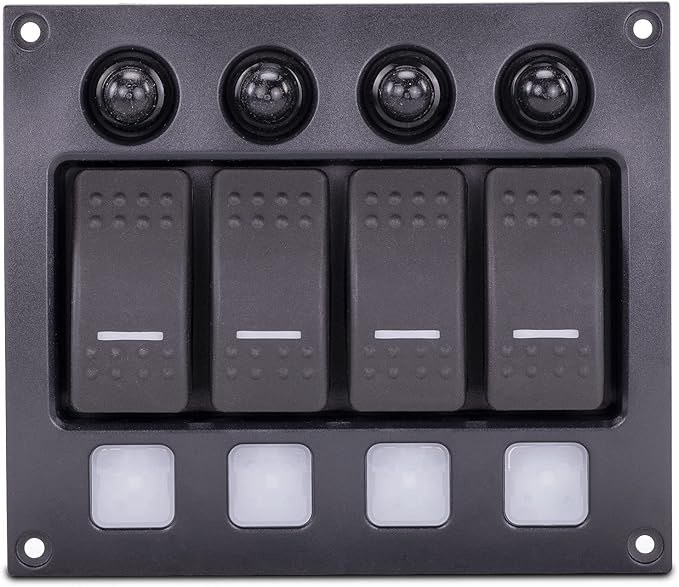 Sierra Schakelpaneel 12-24V incl. automatische zekeringen