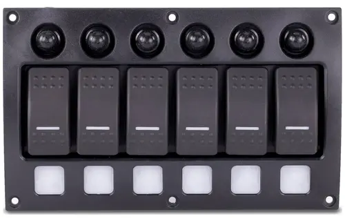 Sierra Schakelpaneel 12-24V incl. automatische zekeringen