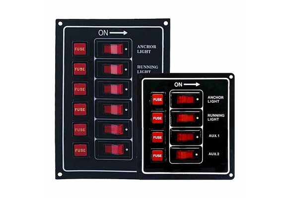 Allpa Aluminium schakelpaneel 12V