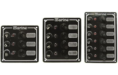 Allpa Aluminium schakelpaneel 12V verticaal