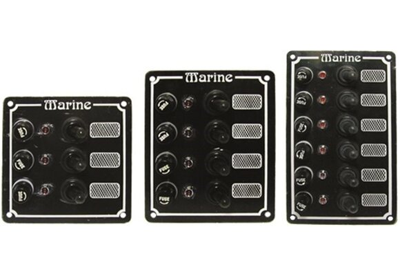 Allpa Aluminium schakelpaneel 12V verticaal