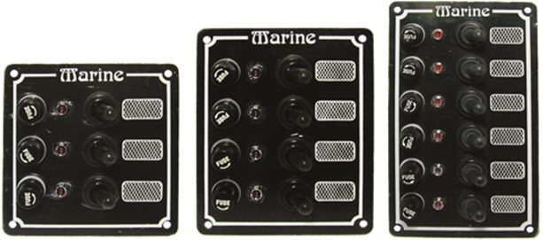 Allpa Aluminium schakelpaneel 12V verticaal