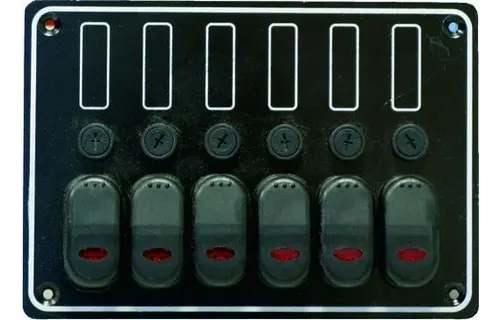 Allpa Aluminium schakelpaneel 12V waterdicht