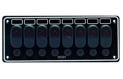 Allpa Aluminium schakelpaneel 12V waterdicht