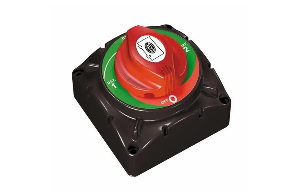 Hella Accuschakelaar 1-2-both-OFF 350A continu