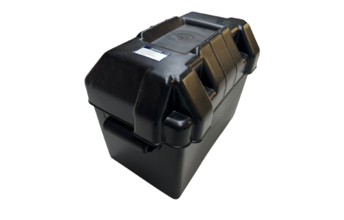 Talamex accubak | Zwart met riem