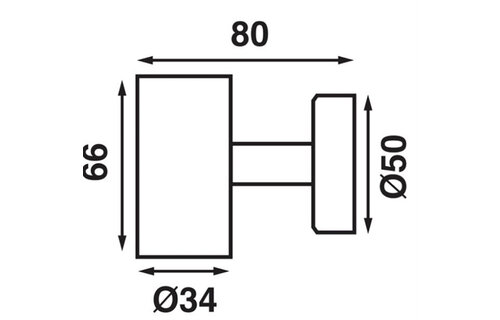Båtsystem Leeslamp Tube D1 met USB