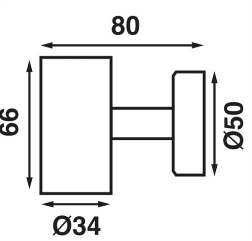 Båtsystem Leeslamp Tube D1 met USB