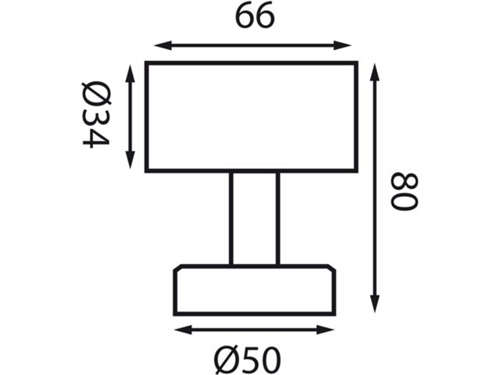 Båtsystem Tube D2 dubbel LED leeslamp - 12V-1 -2W