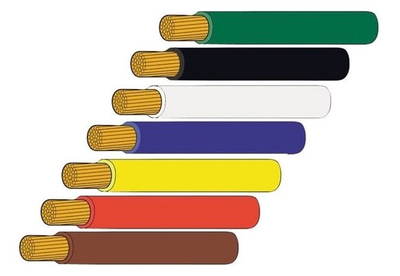 Oceanflex Dunwandige vertinde montage kabel Ø1,5mm (prijs per 30m)