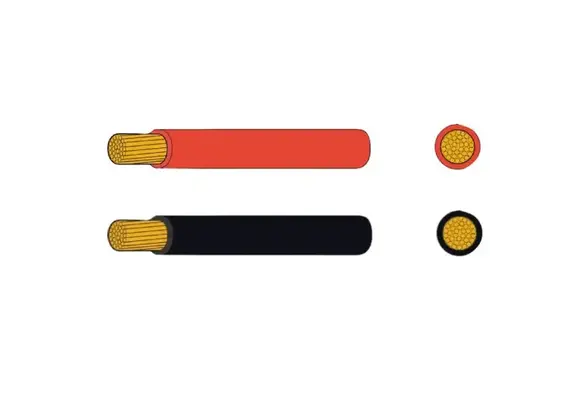 Oceanflex Dunwandige vertinde montage kabel 10,0mm² rood (prijs per 30m)