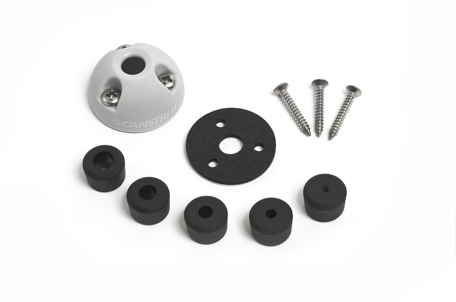 Scanstrut waterdichte dekdoorvoer verticaal - GRIJS