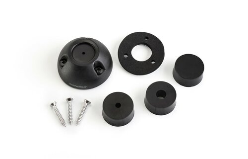 Scanstrut waterdichte dekdoorvoer verticaal - ZWART