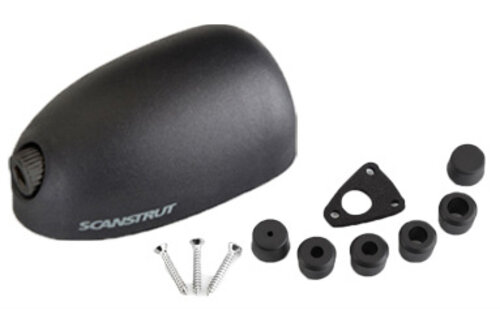 Scanstrut dekdoorvoer horizontaal zwart