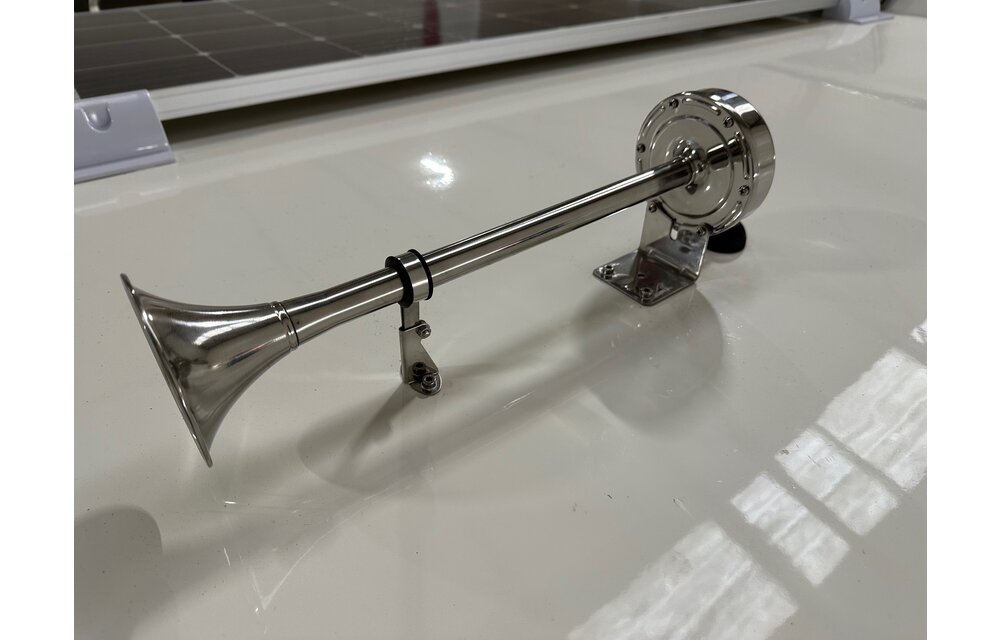 Talamex Scheepshoorn 12 Volt enkel RVS - 400mm
