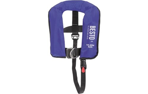 Besto Automatisch Reddingsvest Junior Blauw