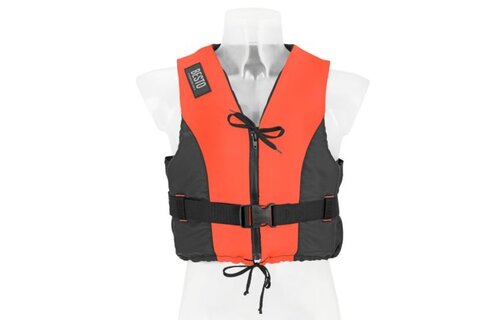 Besto Dinghy Zipper zwemvest 50N Oranje/Zwart