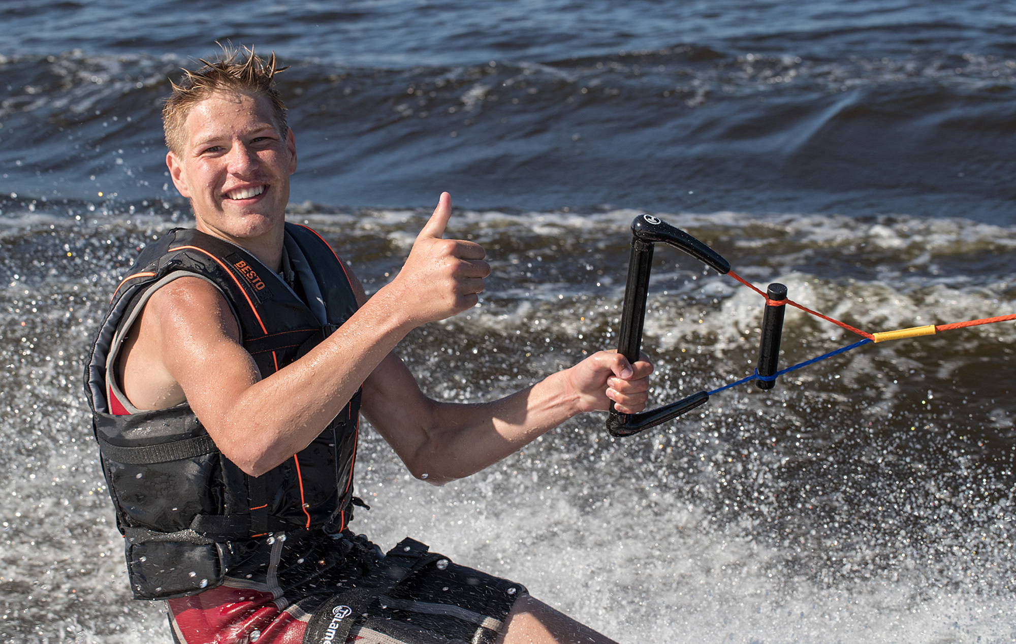 Besto Skivest 50N Zwart/Oranje
