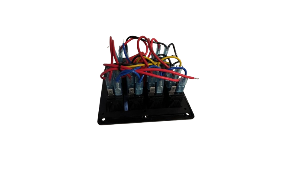 Schakelpaneel 12V/24V LED met 12V en dubbele USB aansluiting
