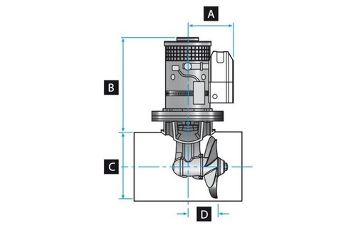 Lewmar Boegschroef 110TT 1.5kw 12V