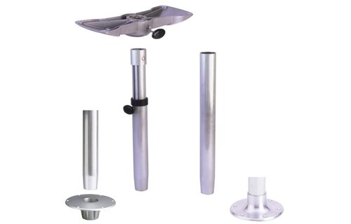 Tafelpoot serie 73mm voor de boot