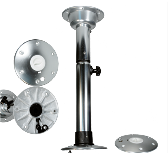 Allpa 'Twist Lock' tafelpoot compleet