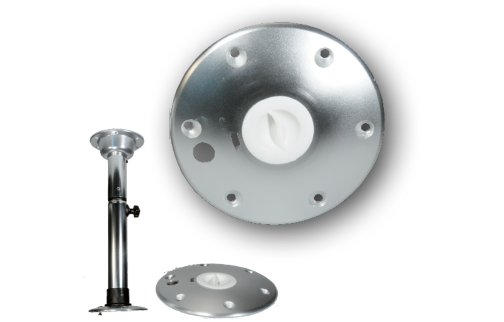 allpa Aluminium twist lock extra voetplaat