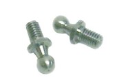 Nautalift, RVS 10mm kogelfittings met uitwendige draad (per 2)
