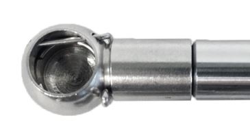 allpa Connectorset RVS 316, 10mm voor gasveren