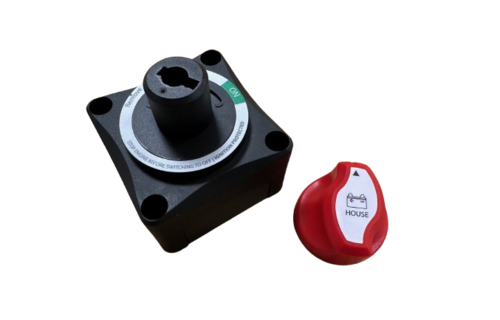 Mini accuschakelaar OFF-1-BOTH-2