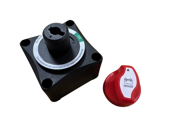 Mini accuschakelaar OFF-1-BOTH-2