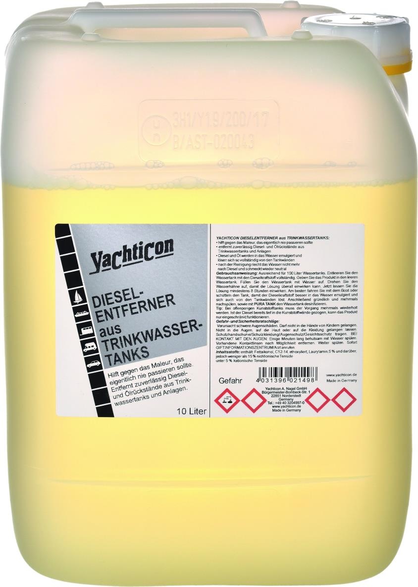 Yachticon Dieselverwijderaar uit drinkingwater tanks 10 ltr