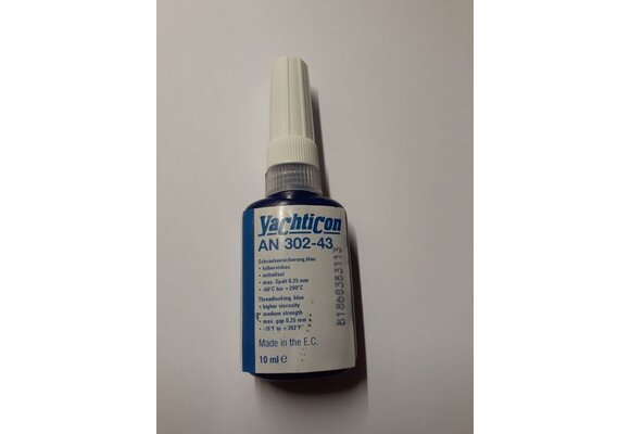 Yachticon Schroefdraadborging blauw 10 ml