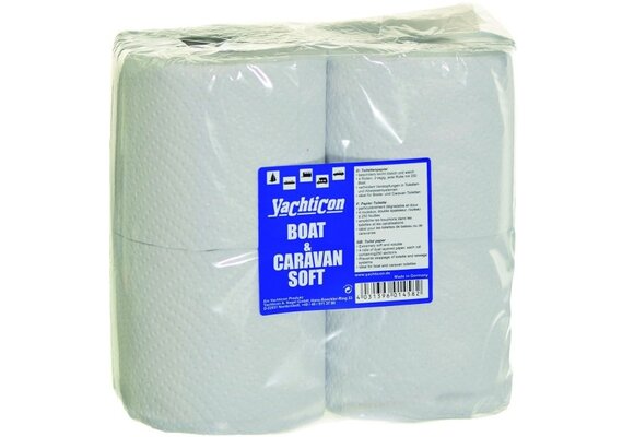 Yachticon Boot & caravan zacht toilet papier 4 Rollen