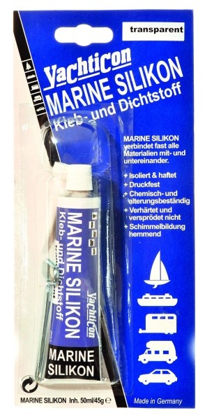 Yachticon Marine silicone tube helder 45 ml