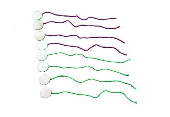 Yachticon Tell tales 4 rood, 4 groen