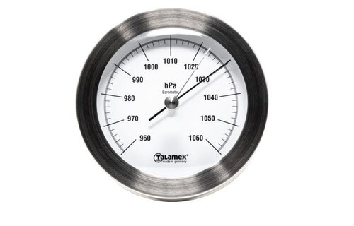 Talamex barometer Serie 100 RVS
