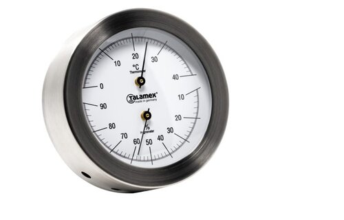 Talamex Thermo-hygrometer Serie 100 RVS