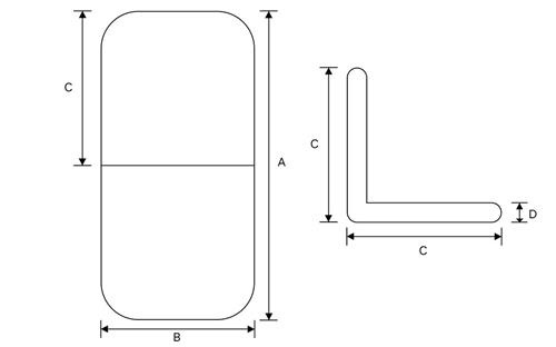 Hollex zit/ligstoel Lazy Star klapbaar blauw/zwart