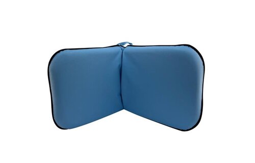 Hollex zit/ligstoel Lazy Star klapbaar lichtblauw/zwart