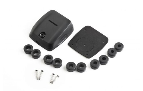 Scanstrut Dekdoorvoer horizontaal voor dubbele kabel zwart