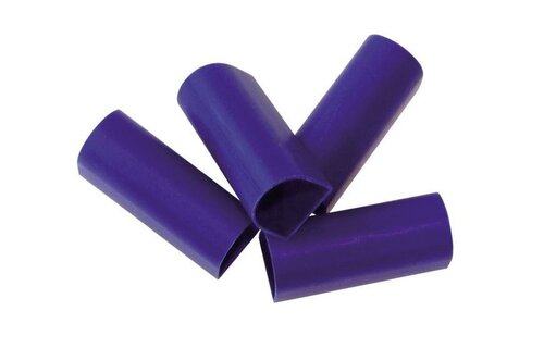 Steigerstootrand dubbel D-connector wit (4pcs)