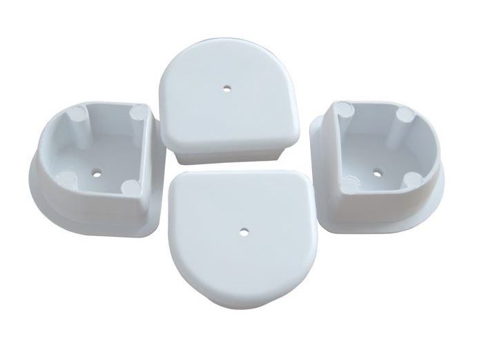 Steigerstootrand | dubbel-D eindstuk (4-pcs)