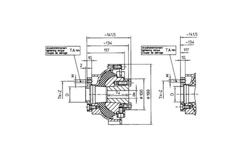 Centaflex M-160 flexibele koppelingen