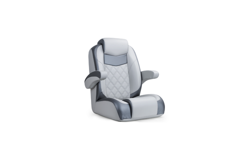 Captain bootstoel met armsteunen antraciet